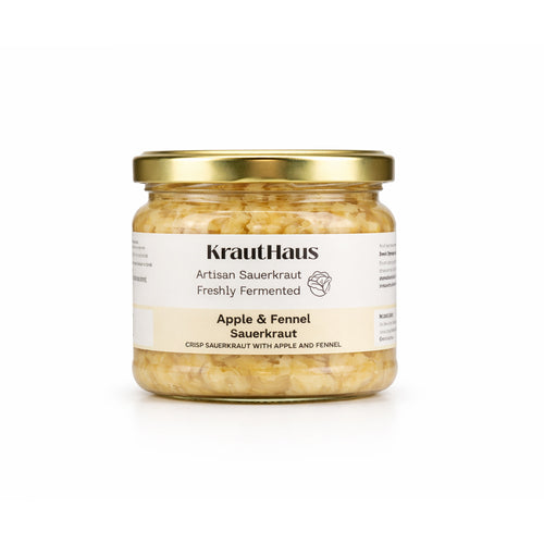 Apple & Fennel Unpasteurised Sauerkraut