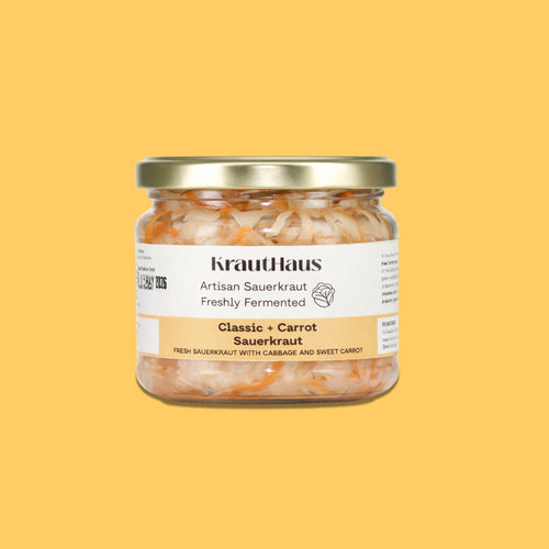 Classic + Carrot Unpasteurised Sauerkraut