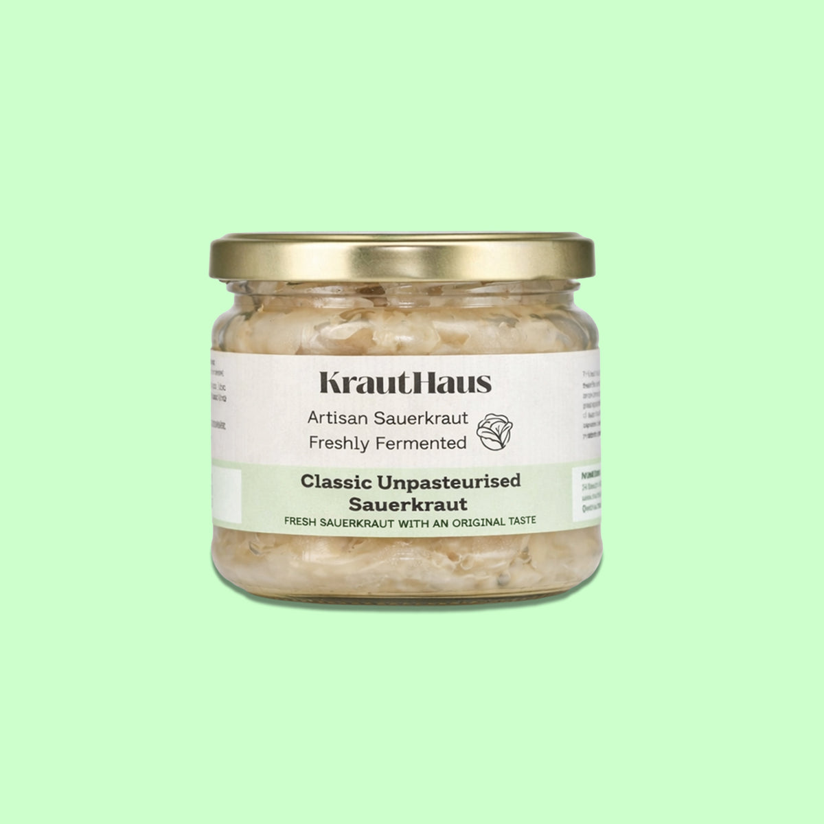 Classic Unpasteurised Sauerkraut
