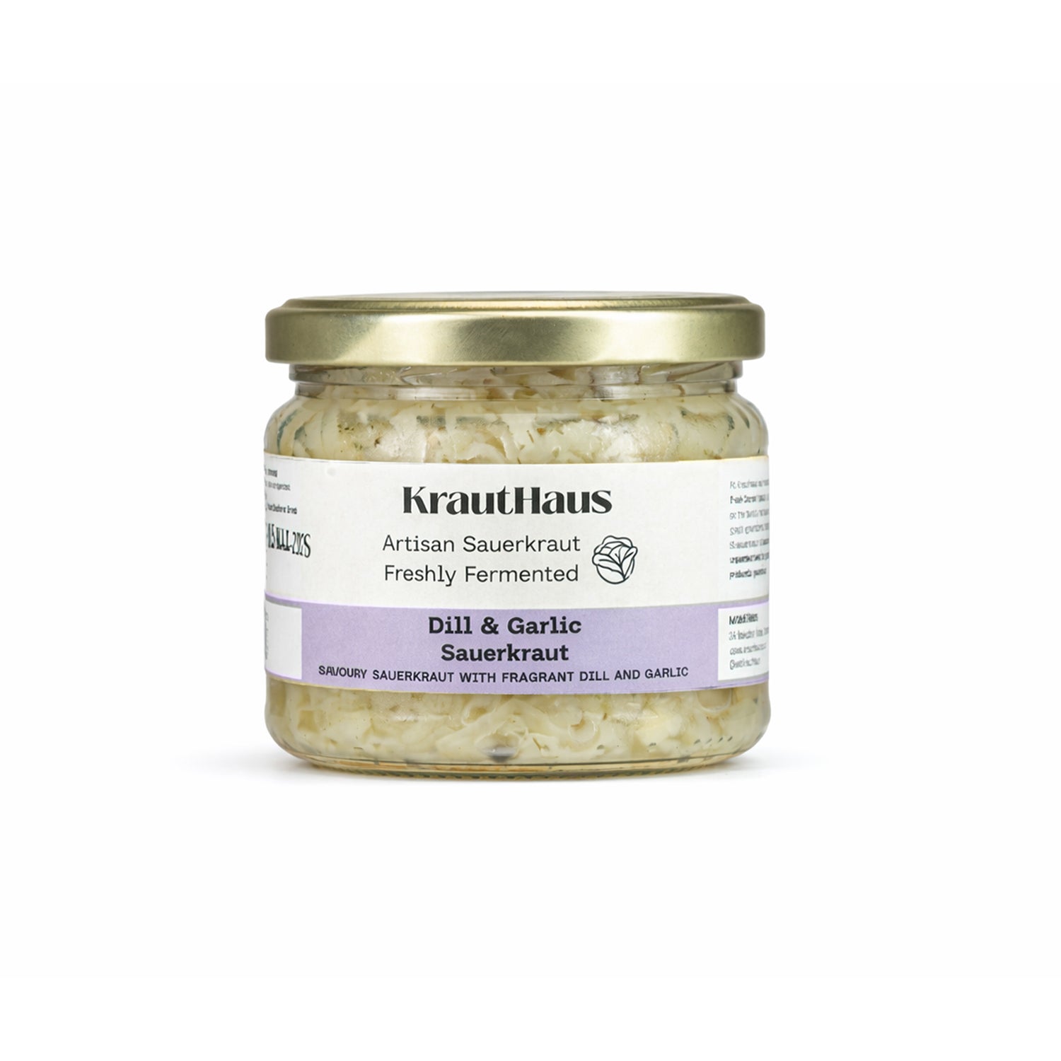 Dill & Garlic Unpasteurised Sauerkraut