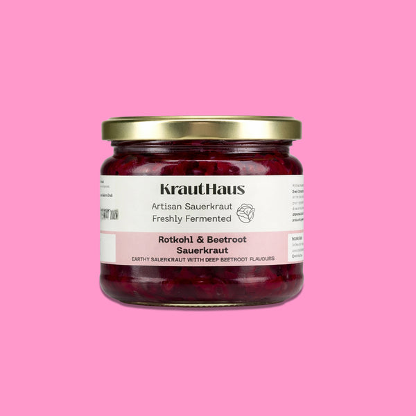 Rotkohl & Beetroot Unpasteurised Sauerkraut
