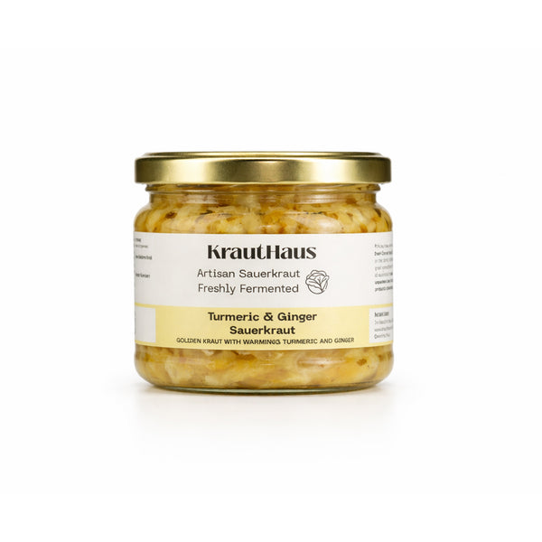 Turmeric & Ginger Unpasteurised Sauerkraut