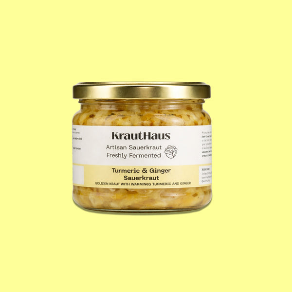 Turmeric & Ginger Unpasteurised Sauerkraut